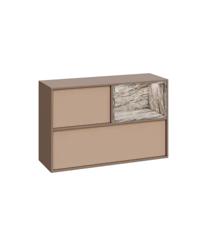 ERY H1231 P horní modul, pravý, 2-výklop/nika, 770x1200x400, neutrální
